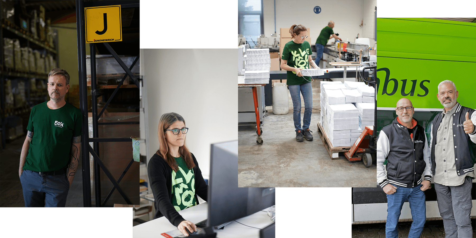 kolumbus-team arbeitet an digitaldruck und lettershop im rhein-main-gebiet